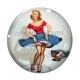 Cabochon Verre - pin up