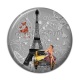 Cabochon Résine - pin up