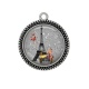 Pendentif Cabochon Argent - pin up