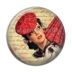 Cabochon Résine - pin up