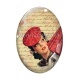 Cabochon Verre Ovale - pin up