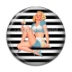 Cabochon Résine -  pin up