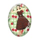 Cabochon Verre Ovale - pin up