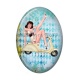 Cabochon Résine Ovale - pin up