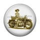 Cabochon Résine - pin up
