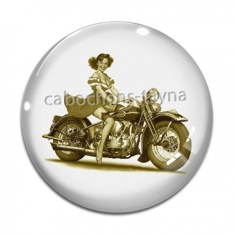 Cabochon Verre - pin up