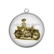 Pendentif Cabochon Argent - pin up