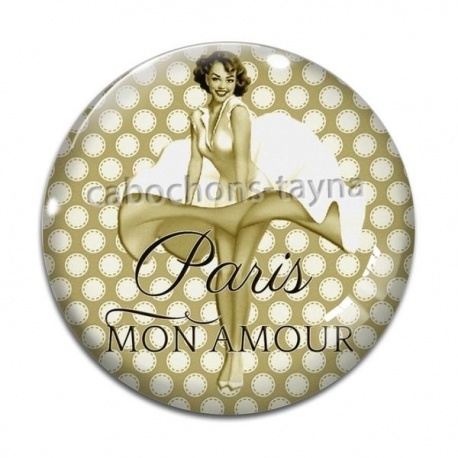 Cabochon Verre - pin up
