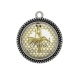 Pendentif Cabochon Argent - pin up
