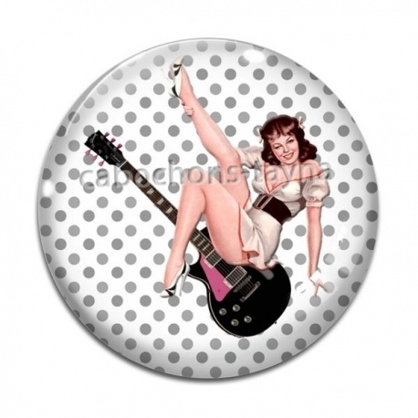 Cabochon Verre - pin up