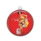 Pendentif Cabochon Argent - pin up