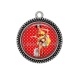Pendentif Cabochon Argent - pin up