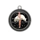Pendentif Cabochon Argent - pin up