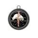 Pendentif Cabochon Argent - pin up