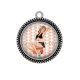 Pendentif Cabochon Argent - pin up