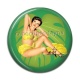 Cabochon Résine - pin up