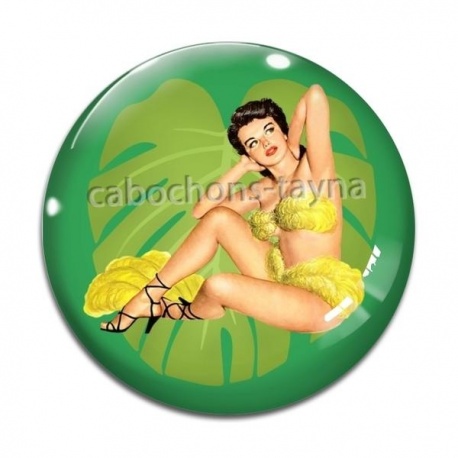 Cabochon Verre - pin up