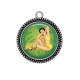 Pendentif Cabochon Argent - pin up