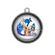 Pendentif Cabochon Argent - pin up