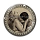 Cabochon Verre - femme ancienne