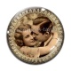 Cabochon Verre - femme ancienne