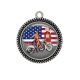 Pendentif Cabochon Argent - pin up