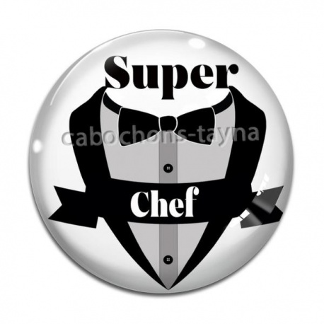 Cabochon Verre - super chef
