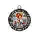 Pendentif Cabochon Argent - pin up