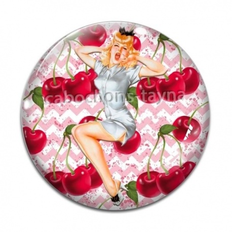 Cabochon Verre - pin up