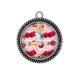 Pendentif Cabochon Argent - pin up