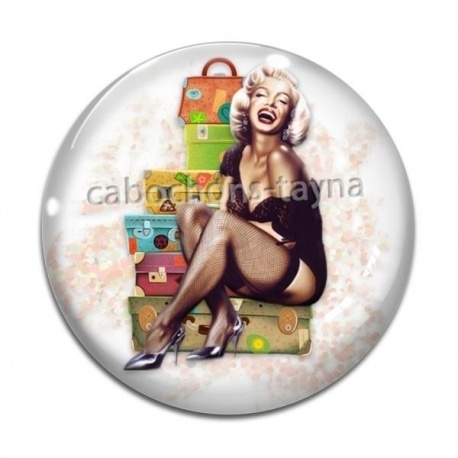 Cabochon Verre - pin up