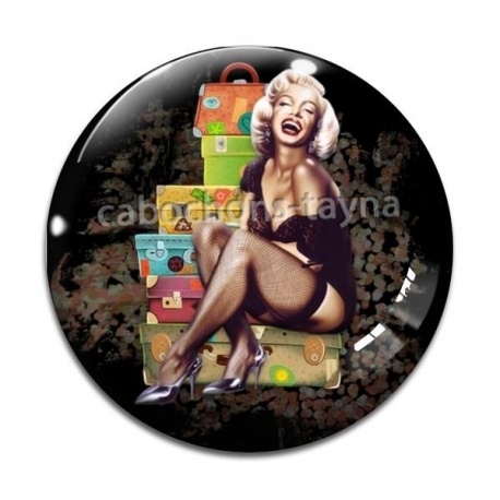 Cabochon Verre - pin up