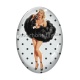 Cabochon Verre Ovale - pin up