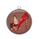 Pendentif Cabochon Argent - pin up