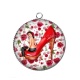 Pendentif Cabochon Argent - pin up