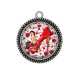 Pendentif Cabochon Argent - pin up