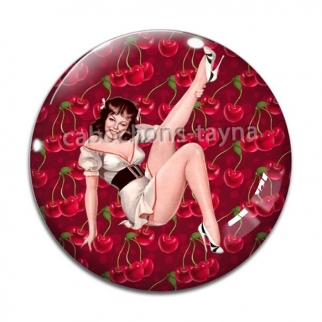 Cabochon Verre - pin up