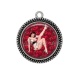 Pendentif Cabochon Argent - pin up