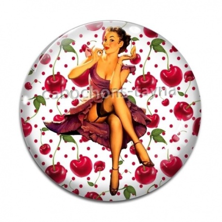 Cabochon Verre - pin up