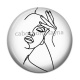 Cabochon Résine - femme