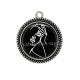 Pendentif Cabochon Argent - femme