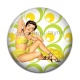 Cabochon Résine - pin up