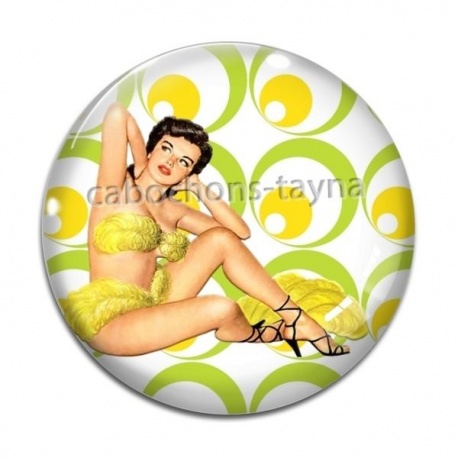 Cabochon Verre - pin up