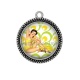 Pendentif Cabochon Argent - pin up
