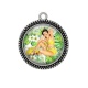 Pendentif Cabochon Argent - pin up