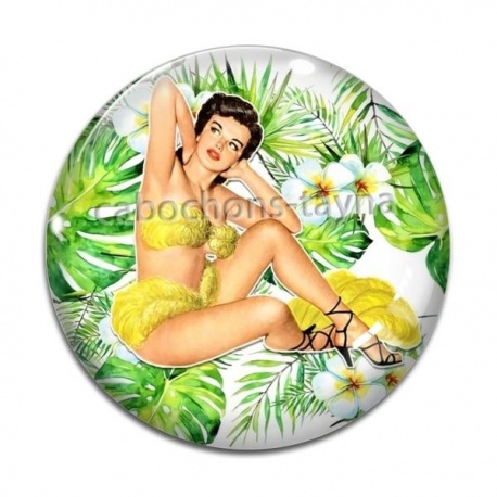 Cabochon Verre - pin up