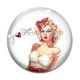 Cabochon Verre - pin up
