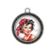 Pendentif Cabochon Argent - pin up
