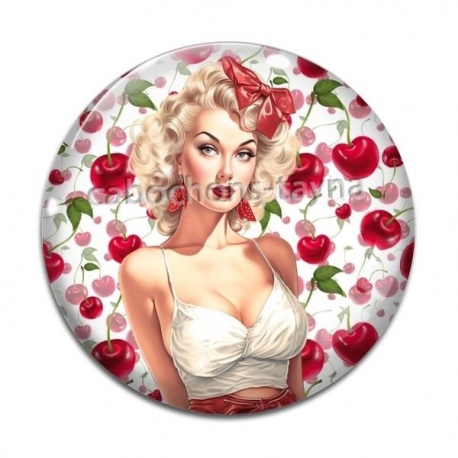 Cabochon Verre - pin up
