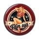 Cabochon Résine - pin up